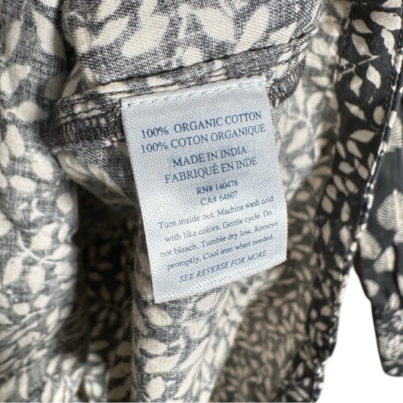 FAHERTY Adalyn Organic Cotton Long Sleeve Peasant Top - Picture 11 of 13